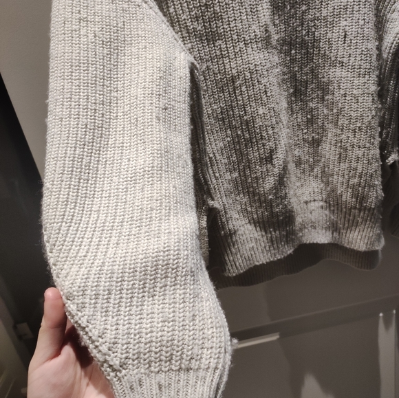 DYNAMITE knit white sweater - Picture 2 of 3